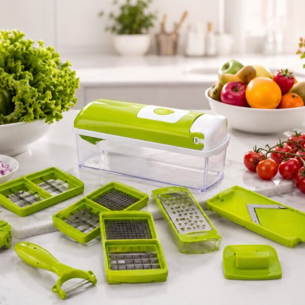 nicer dicer قطاعة خضروات وفواكه من 13 قطعة