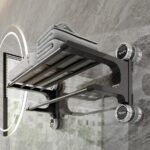 Suction Cup Bath Towel Rack  رف مناشف حمام