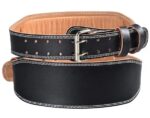 Ceinture de musculation large en cuir PU pour haltérophilie entraînement de force protection de la taille et du dos