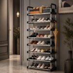 Étagère à chaussures Simple à 8 étages rangement