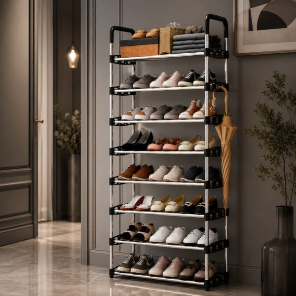 Étagère à chaussures Simple à 8 étages rangement