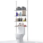 Étagère de rangement sur pied Multifonction Pour toilettes, salle de bain, machine à laver – Image 4