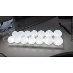 LED Mirror Lights Kit De Maquillage Professionnel (12 pièces 3 Couleurs) – Image 2