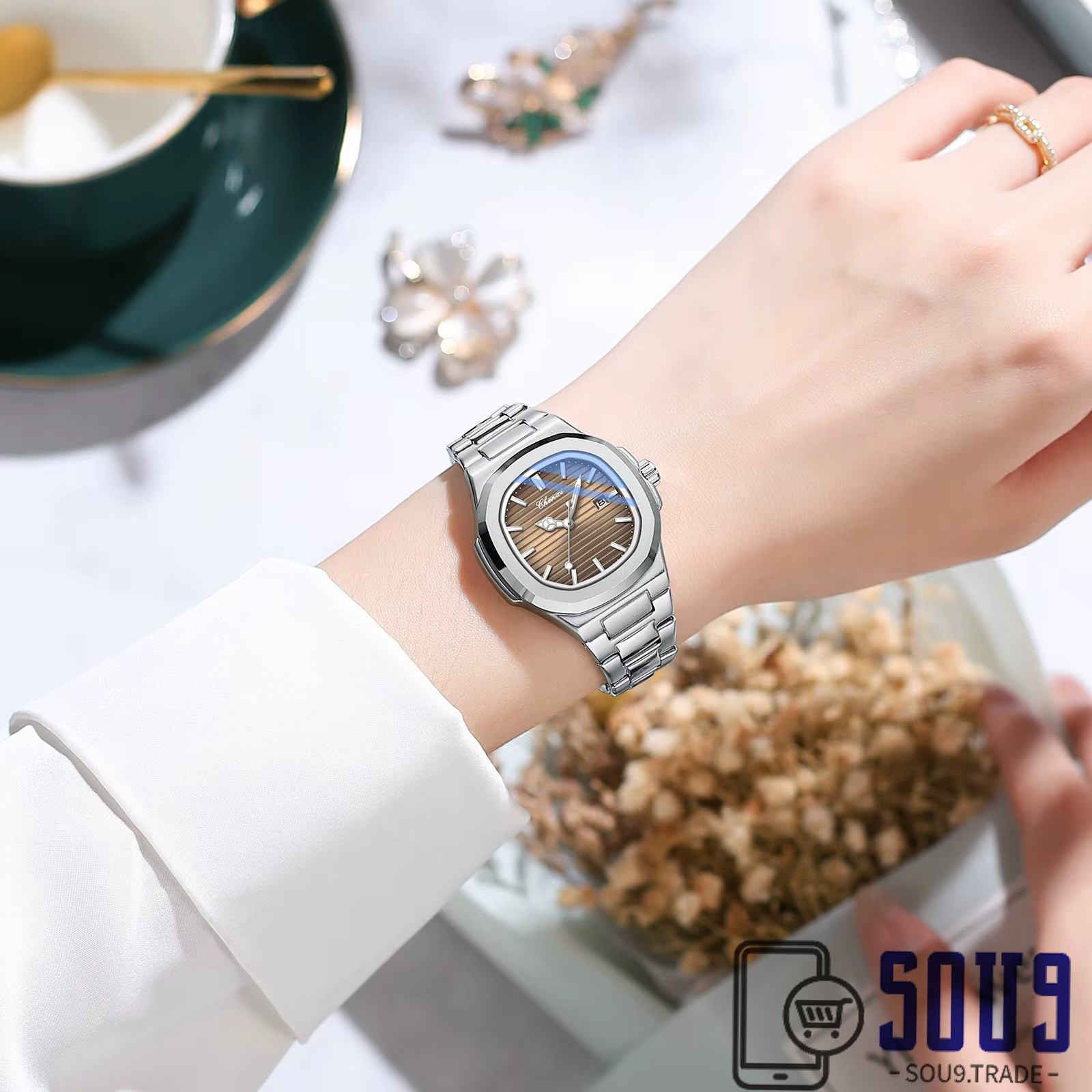 Montre à Quartz Luxe Pour Femme Avec Cadran de 31mm 2025 -6 Mode Luxe Montres à Quartz 100% neuf et de haute qualité – Image 1