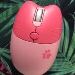 Souris sans fil 2.4G Souris Sans Fil Patte de Chat Dessin Animé Silencieuse