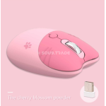 Souris sans fil 2.4G Souris Sans Fil Patte de Chat Dessin Animé Silencieuse – Image 2