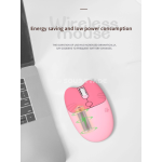Souris sans fil 2.4G Souris Sans Fil Patte de Chat Dessin Animé Silencieuse – Image 3