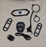 Vélo Clignotant Feu arrière Feux de vélo à distance LED USB Rechargeable – Image 3