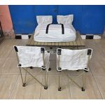 Table de Camping Pliante 5 en 1 avec 4 Chaises et Sac de Transport – Idéale pour Pique-niques et Voyages – Image 3
