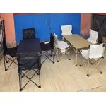 Table de Camping Pliante 5 en 1 avec 4 Chaises et Sac de Transport – Idéale pour Pique-niques et Voyages – Image 2