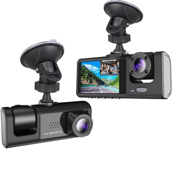 1080P جهاز تسجيل فيديو رقمي للمراقبة للسيارات Caméra de tableau de bord pour  sécurité de voiture