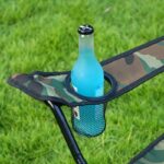 Chaise Pliante de Camping Militaire avec Porte-Gobelet – Portable et Robuste – Image 2