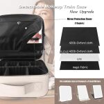 Sac de maquillage LED portable avec miroir Grande taille – Image 3