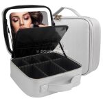 Sac de maquillage LED portable avec miroir Grande taille – Image 6