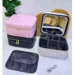 Sac de maquillage LED portable avec miroir Grande taille – Image 2