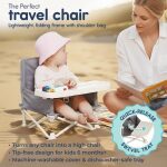 Chaise haute pliante pour enfants – Image 2