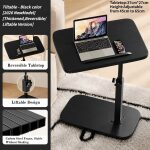 Table Ordinateur Portable Réglable 360° – Support Laptop Pliable Multifonction avec Hauteur Ajustable – Image 3