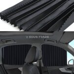 4 PCS Rideaux de Fenêtre de Voiture latérales avant et arrière voiture pour la protection UV
