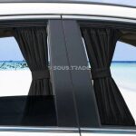 4 PCS Rideaux de Fenêtre de Voiture latérales avant et arrière voiture pour la protection UV – Image 2