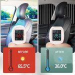 4 PCS Rideaux de Fenêtre de Voiture latérales avant et arrière voiture pour la protection UV – Image 3