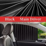 4 PCS Rideaux de Fenêtre de Voiture latérales avant et arrière voiture pour la protection UV – Image 4