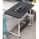 Bureau d'Ordinateur Portable Réglable avec Roulettes – Table Mobile pour Lit, Canapé et Bureau | Hauteur Ajustable 62 à 90 cm – Image 12