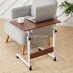 Bureau d'Ordinateur Portable Réglable avec Roulettes – Table Mobile pour Lit, Canapé et Bureau | Hauteur Ajustable 62 à 90 cm – Image 4