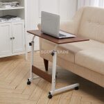 Bureau d'Ordinateur Portable Réglable avec Roulettes – Table Mobile pour Lit, Canapé et Bureau | Hauteur Ajustable 62 à 90 cm – Image 7