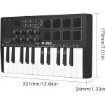 Clavier de commande MIDI 25 touches Mini clavier portable – Image 2