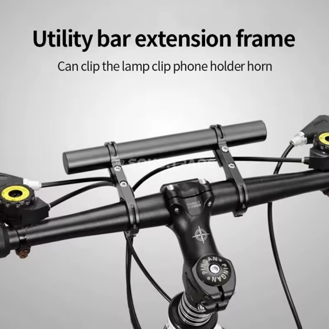Extension de Guidon pour Trottinette Électrique et Vélo (1) Extension de Guidon pour Trottinette Électrique et Vélo – Rallonge en Alliage d'Aluminium pour Support Téléphone, Lampe et Accessoires – Image 1