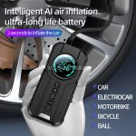 Démarreur de Batterie 1000A avec Compresseur d'Air 150 PSI – Booster de Voiture Portable 2 en 1 – Image 5