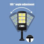 Lampe Solaire LED Étanche 12 LED avec Détecteur de Mouvement – Éclairage Extérieur Sans Fil IP65 – Image 3