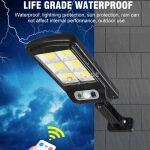 Lampe Solaire LED Étanche 12 LED avec Détecteur de Mouvement – Éclairage Extérieur Sans Fil IP65 – Image 6