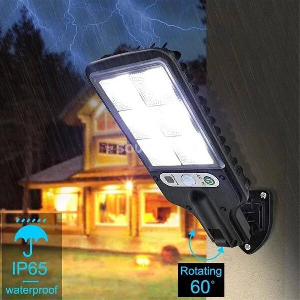 Lampe Solaire LED Étanche 12 LED avec Détecteur de Mouvement – Éclairage Extérieur Sans Fil IP65
