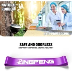 Bandes de Résistance Fitness 5 Pièces – Élastiques de Musculation, Yoga, Squat, Jambes et Fessiers – Image 4