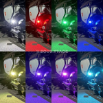Lumière LED Stroboscopique Anti-Collision pour Vélo & Voiture – Lampe Sans Fil Rechargeable 110mAh avec Télécommande – Image 2