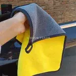 Serviettes Microfibre Auto 6 Pièces 30×60 cm – Chiffons de Nettoyage et Séchage Double Face pour Voiture – Image 3