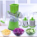 Coupe-Légumes Manuel 3-en-1 – Mandoline Multifonctionnelle avec Lames Inox